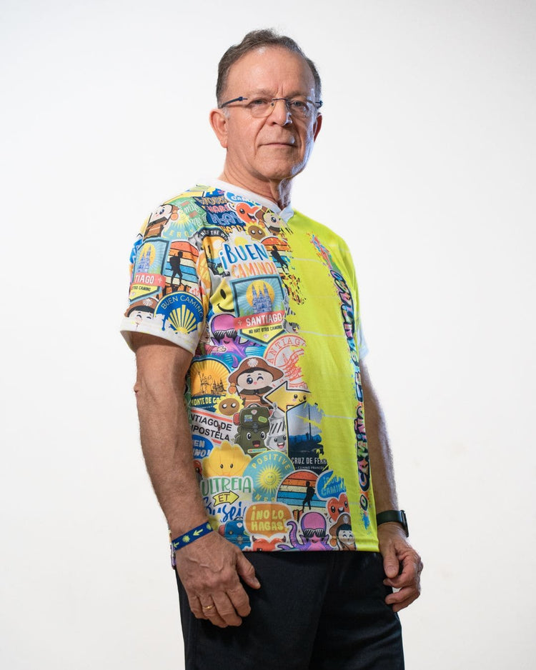 Hombre O Camiño de Santiago Camiseta | Camisetas Camino de Santiago